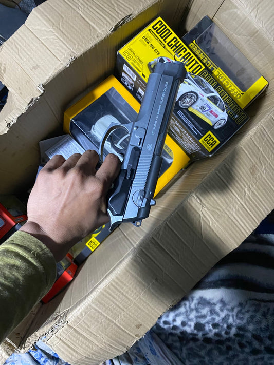 Metal Toy Gun Beretta with 0.5 kg weight made in Italy