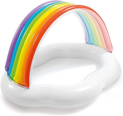 INTEX Rainbow Cloud Baby Pool 142 x 119 x 84cm