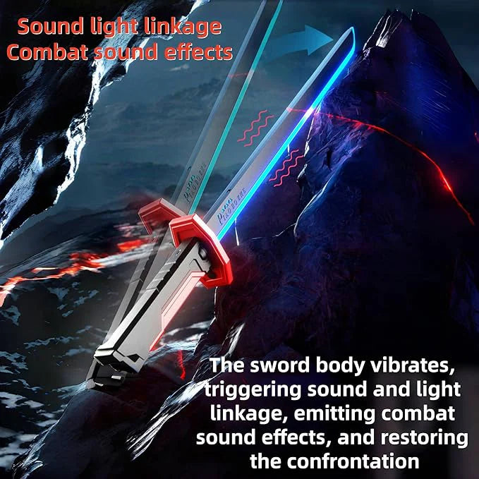 Kids Multi-Color Battle Laser Sword With Smoke Small Size