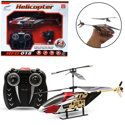 Remote Control Helicopter RFD-018 – 2 Channel Rechargeable Toy For Kids – Multi Color