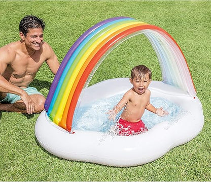 INTEX Rainbow Cloud Baby Pool 142 x 119 x 84cm