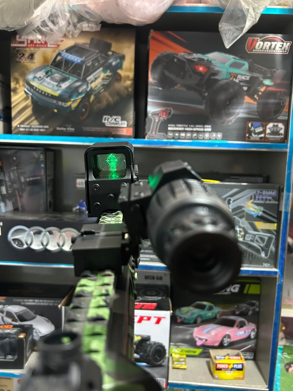 1:1 Electric M416 Gel Blaster Rifle With Light Smoke Silencer (Fogi Colour)