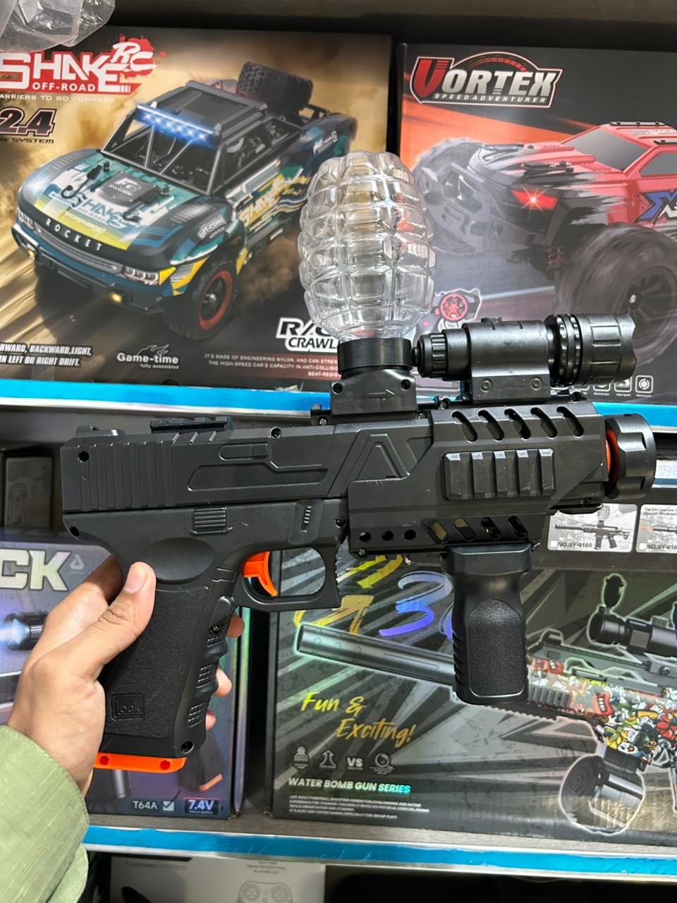 Ultimate Tactical Combat Fun with Dual Silencers & Tactical Flashlight!