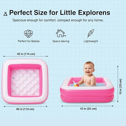 INTEX Play Box Baby Pool | 33.5" X 33.5" X 9"