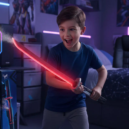 Kids Multi-Color Battle Laser Sword With Smoke Small Size