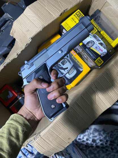 Metal Toy Gun Beretta with 0.5 kg weight made in Italy