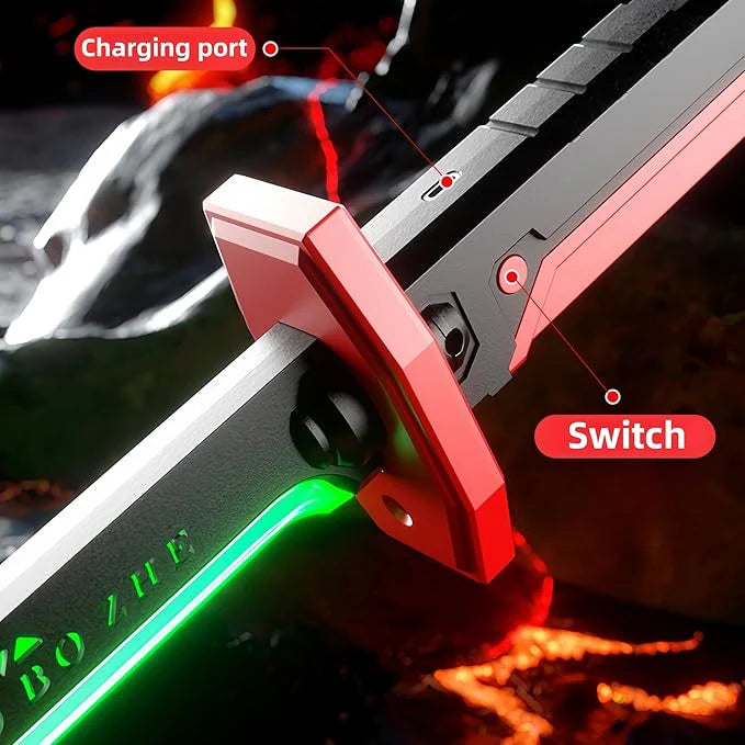 Kids Multi-Color Battle Laser Sword With Smoke Small Size