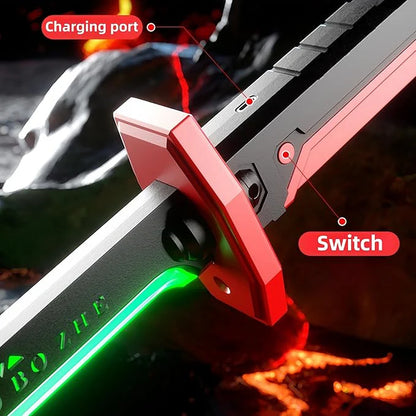 Kids Multi-Color Battle Laser Sword With Smoke Small Size