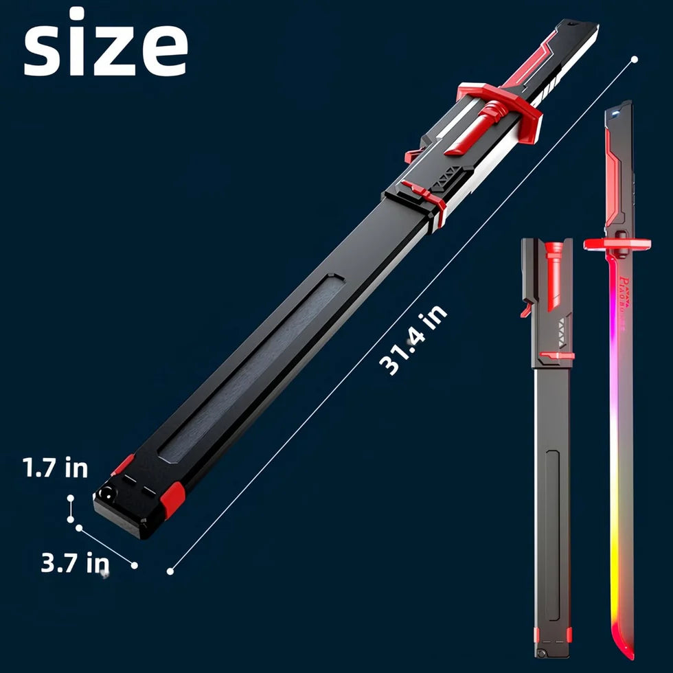 Kids Multi-Color Battle Laser Sword With Smoke Small Size