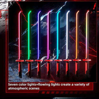 Kids Multi-Color Battle Laser Sword With Smoke Small Size