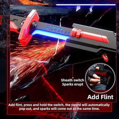 Kids Multi-Color Battle Laser Sword With Smoke Small Size