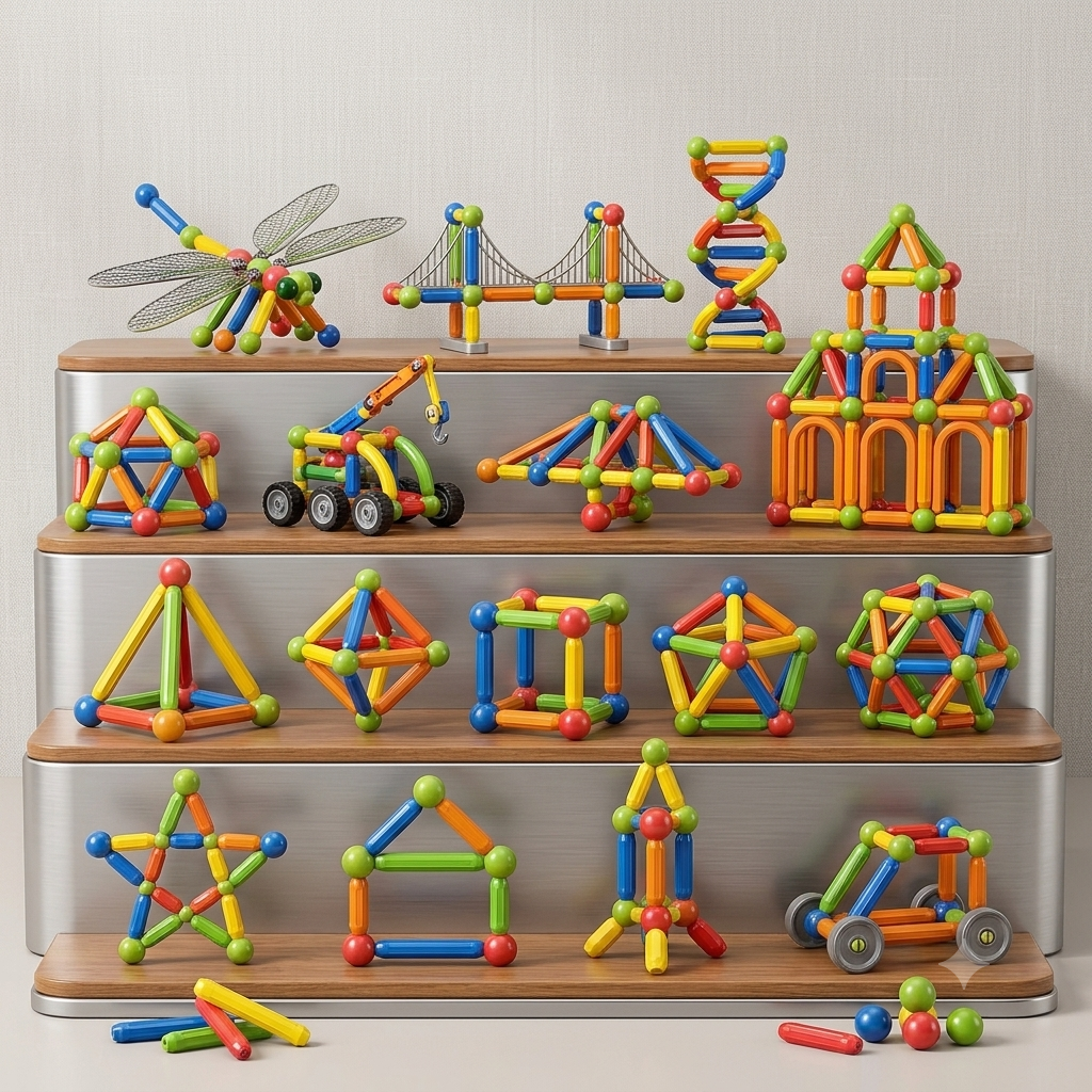 Magnetic Building Blocks Educational Toy 36 Pieces