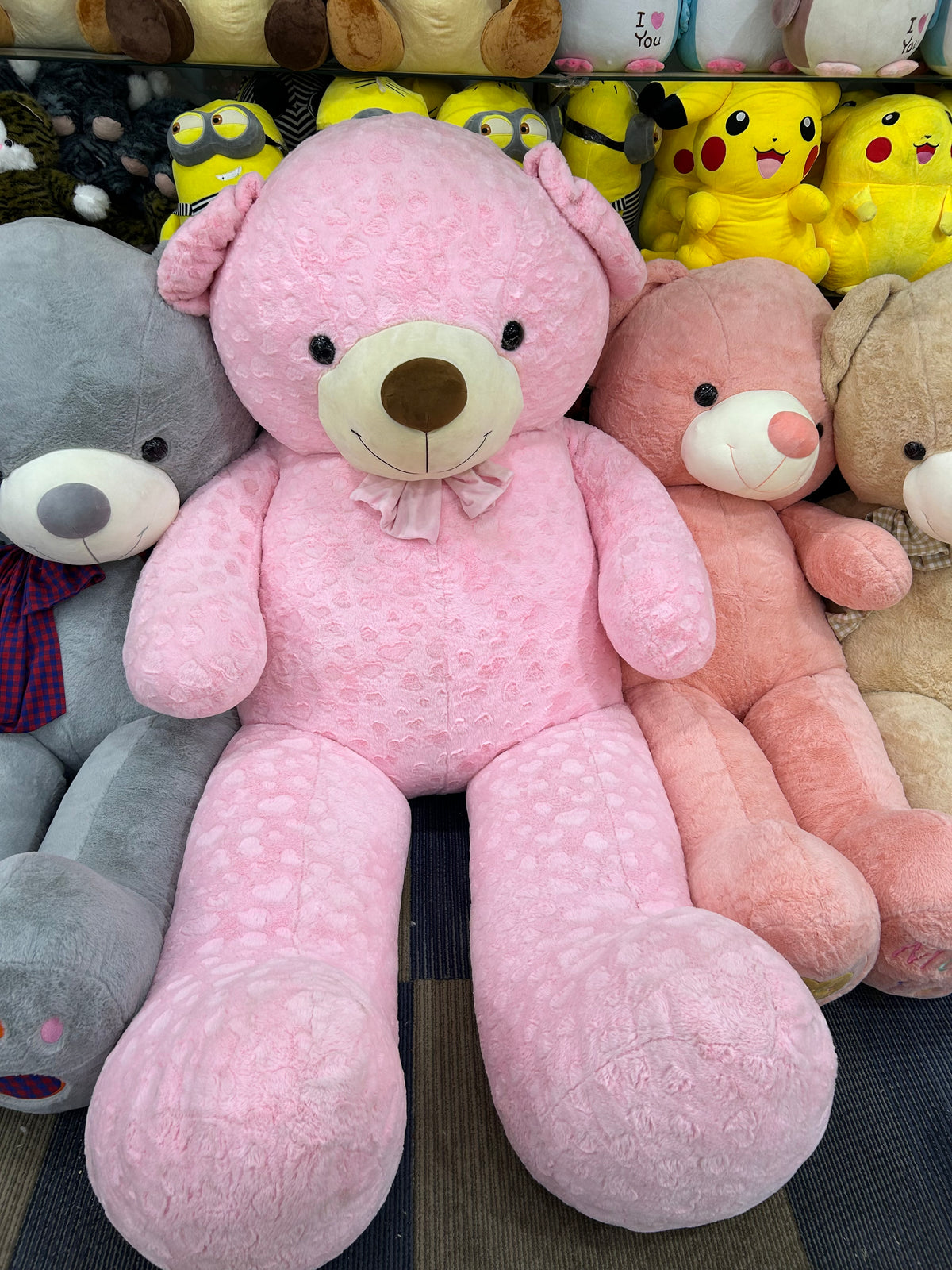 9 Feet Giant Pink Teddy Bear – Thailand Imported | Premium Soft Plush Teddy | Heavy & Huge Size