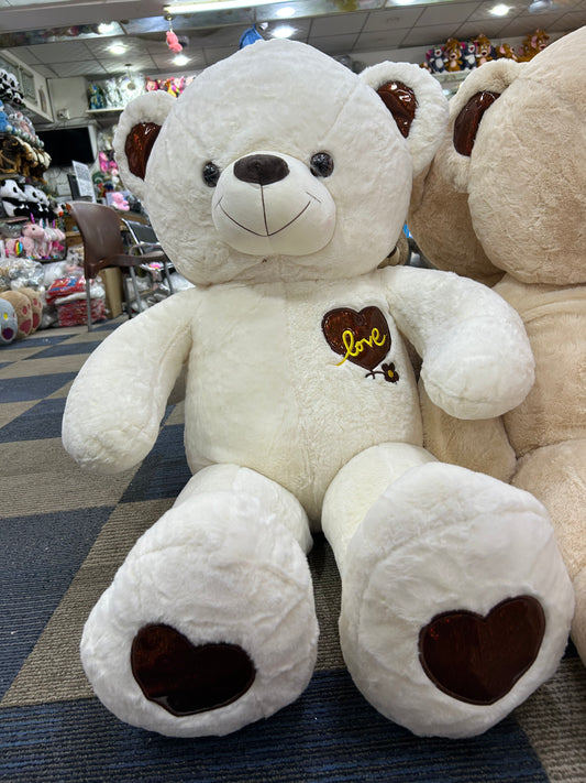 3.5 Ft Giant White Teddy Bear – Thailand Imported | Premium Plush