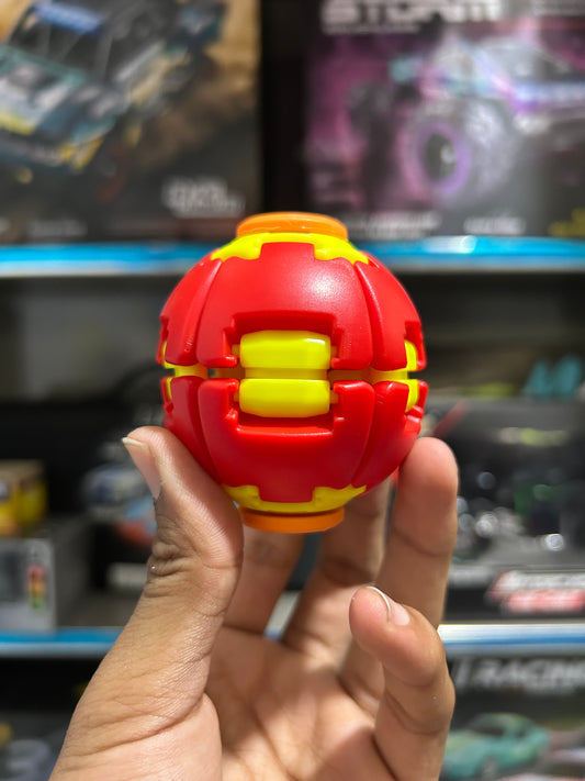Press &amp; Spin 3D Spinning Fidget Ball - 1Pc