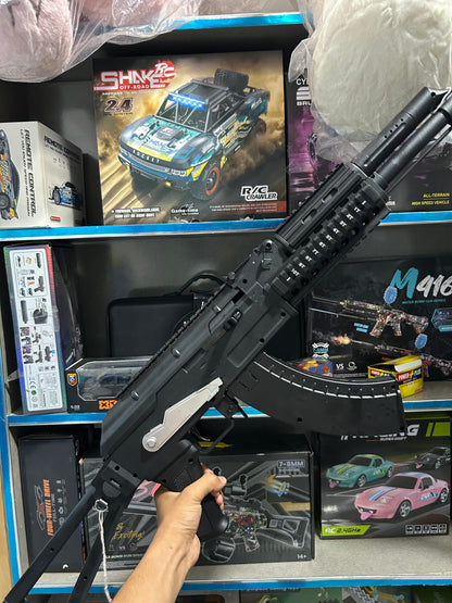 AK47 Style Nylon Gel Blaster Rifle – Foldable Stock with Holographic & Red Dot Scope