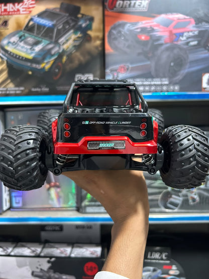 RC Off-Road Jeep – 2WD High Speed Monster Truck with All-Terrain Tires (Red)