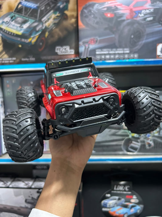RC Off-Road Jeep – 2WD High Speed Monster Truck with All-Terrain Tires (Red)