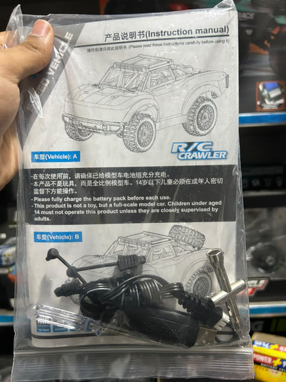 1:14 Hobby Grade RC Short Course Off-Road Truck – 60 km/hr High Speed with LED Light Bar & Digital Proportional Remote