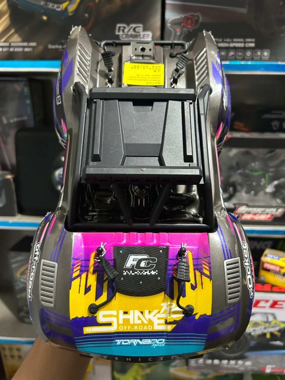 1:14 Hobby Grade RC Short Course Off-Road Truck – 60 km/hr High Speed with LED Light Bar & Digital Proportional Remote