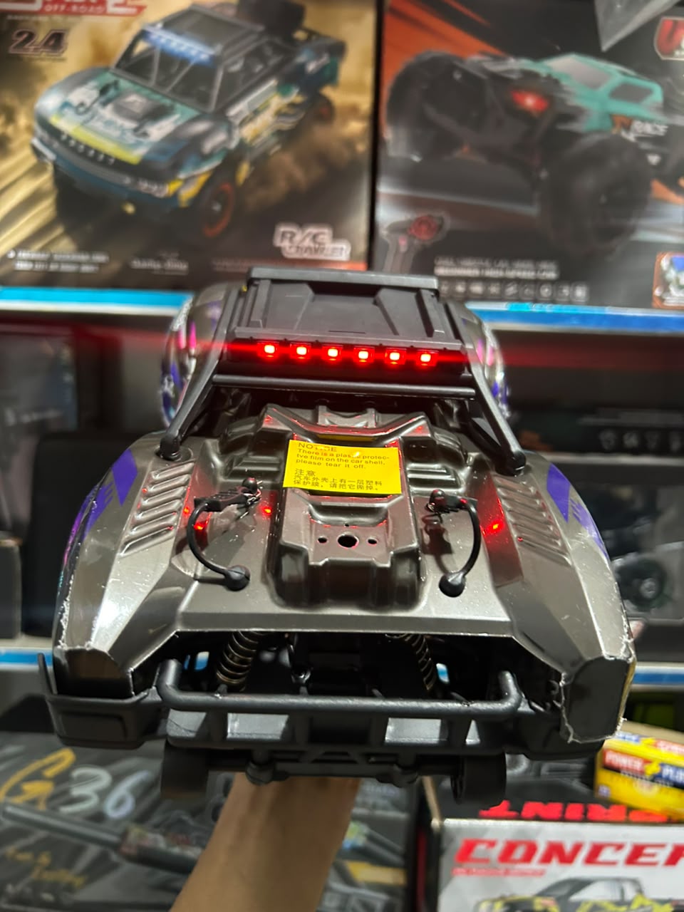 1:14 Hobby Grade RC Short Course Off-Road Truck – 60 km/hr High Speed with LED Light Bar & Digital Proportional Remote