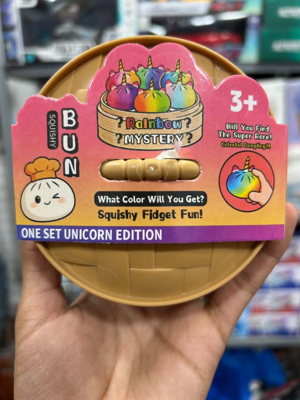 1Pc Mystery Squishy Dumpling Rainbow Unicorn Edition – Squishy Fidget Toy Dumpling Surprise