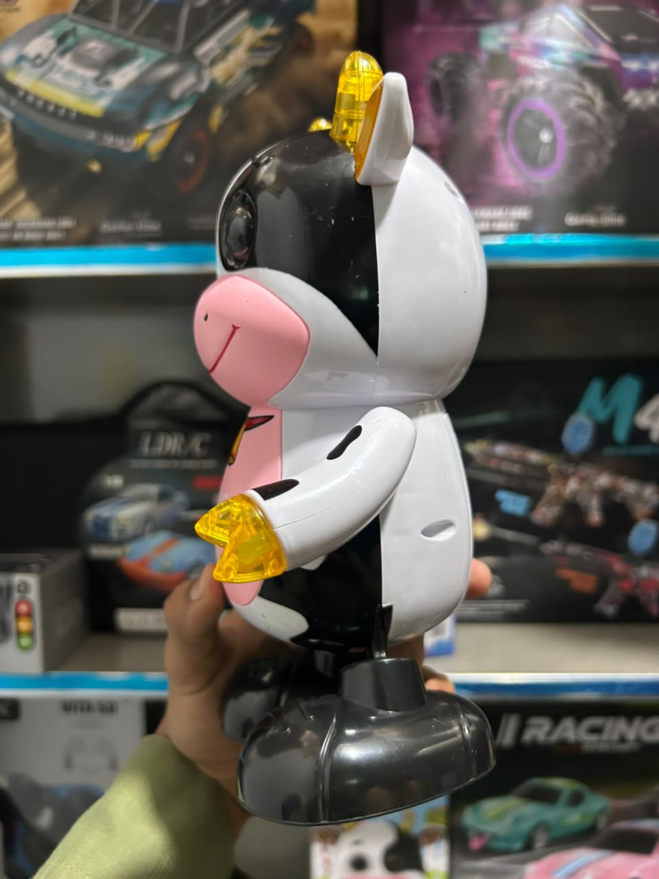 Cute Cow Dancing Musical Toy – Singing & Dancing Musical Cow with LED Lights
