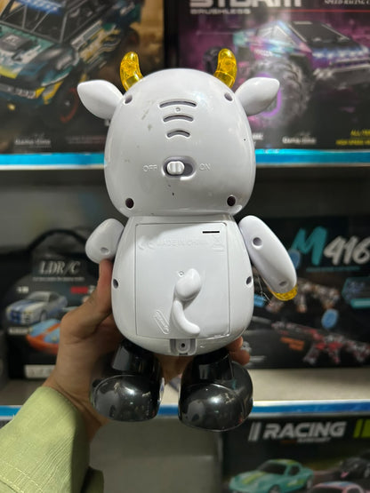 Cute Cow Dancing Musical Toy – Singing & Dancing Musical Cow with LED Lights