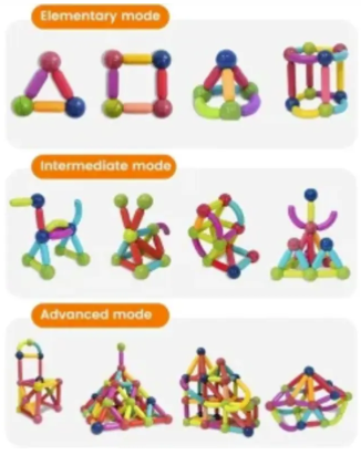 Magnetic Building Blocks Educational Toy 25 Pieces