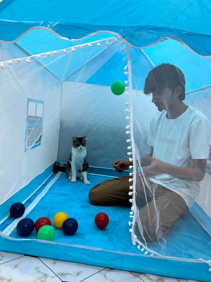 Kids Indoor Game Tent Playhouse – Foldable Kids Play Tent with Carry Bag
